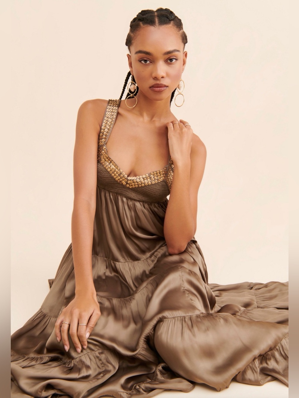 New free people Isadora Midi Dress size M